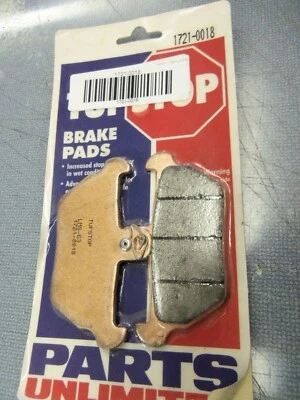 Pastillas de freno Parts Unlimited 1721-0018 nuevas ¡Envío rápido GRATIS!! Foto 1 de 2