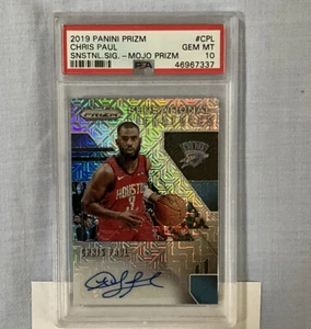 Chris Paul 2019 Panini Prizm Psa 10 Sensational Signatures Mojo Prizm 15/25 - Picture 1 of 3