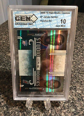 2009-10 James Harden R&S Combos Holofoil #’d 91/250 Gem Mint 10 RC ROOKIE! - Image 1 of 4
