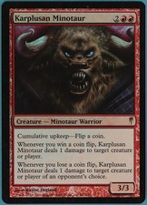 Karplusan Minotaur FOIL Coldsnap NM Red Rare MAGIC MTG CARD (ID# 52083) ABUGames