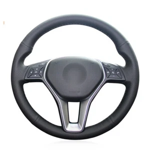 Car Steering Wheel Cover for Mercedes Benz B180 A200 220 260 C CLA GLK 200 220 - Picture 1 of 12