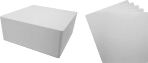 (150) 10" Record Bin Index Divider Cards - 10-1/4"x11-1/2" White Standard 40mil - Imagen 1 de 2