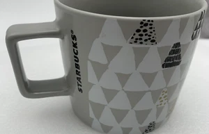 Starbucks Tazza Caffè Grigio Triangolo Albero di Natale Vacanze 2016 14oz - Foto 1 di 6