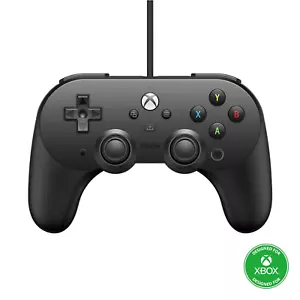 Black 8Bitdo Pro 2 Wired Gamepad for the Xbox One/ Series X/S and Windows 10 - Picture 1 of 10