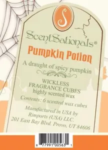 ScentSationals Pozione di Zucca ๐ Cubi di Profumo di Cera Profumo Halloween - Foto 1 di 1