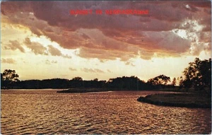 Nebraska Land Sunset Postcard S-78447 Unposted - Picture 1 of 2