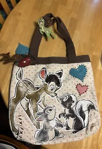 Disney Loungefly Bambi Thumper Flower Totebag - Picture 1 of 10