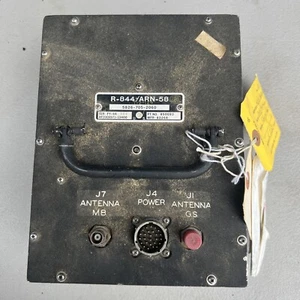 Receptor de radio Sparton R-844A/ARN-58 avión de aviación piezas de avión de colección - Imagen 1 de 6