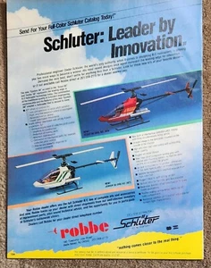Schluter Scout 60 Robbe RC Hubschrauber Ephemera Wandbild Deko Junior 50 - Bild 1 von 1