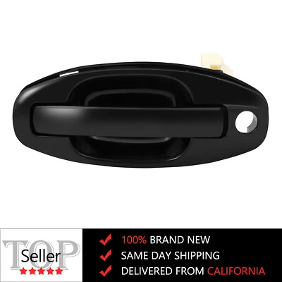 Para 2001-2006 Hyundai Santa Fe maçaneta externa dianteira esquerda lado do motorista preta - Imagem 1 de 4