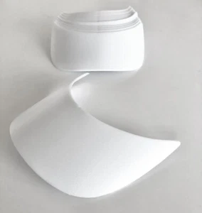 20 x Cappello da Baseball/Cappello Tesa Visiera Componenti Produzione Bianco 160mm x 70mm - Foto 1 di 3