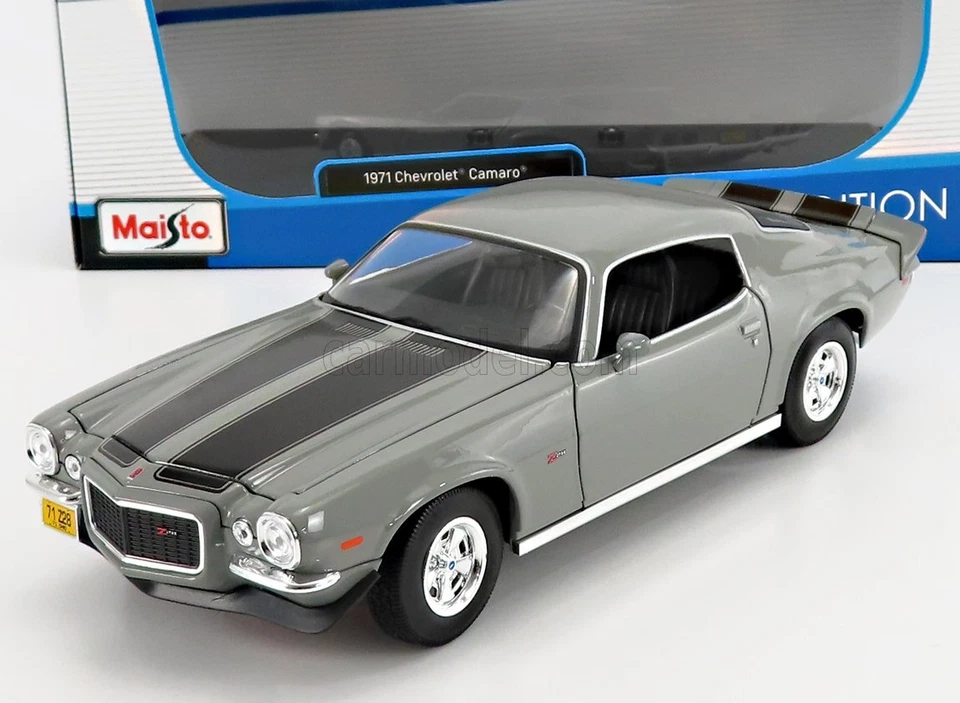 1/18 MAISTO - CHEVROLET - CAMARO Z/28 COUPE 1971 31131GRY - Immagine 1 di 1
