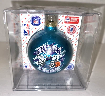 Charlotte Hornets NBA Unique Glass Ornament - Image 1 of 3