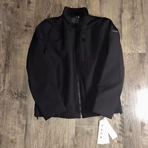 NEW CALVIN KLEIN MEN'S WATER/WIND RESISTANT SOFTSHELL BLACK JACKET SIZE M - Picture 1 of 3