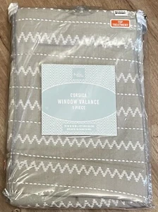 Homewear Linens Corsica Window Valance in Linen 70”Wx14”L NEW - Picture 1 of 3