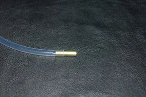 10x Brass Tube Connectors 4.5x20mm for Water & Solvent Ink Line & Air Pump - Afbeelding 1 van 5