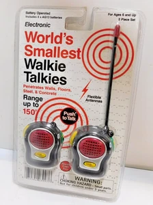 Westminster Worlds Smallest Walkie Talkies Morsecode Brandneu Versiegelt - Bild 1 von 5