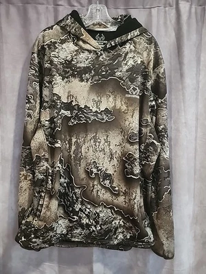 Realtree Men's Camouflage Performance Hoodie In The Excape Pattern Size XL  - Image 1 of 4