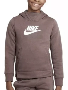 Nike Kids Pullover Hoodie Plum Eclipse White Size XL BV2717-291 - Picture 1 of 3