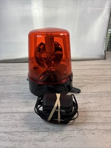 Red 4" Lighted Fire Police Novelty Light Beacon Rotating Spinning Party Lamp - Picture 1 of 2