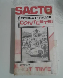 Sacto: Street/Ramp Contests! Definitely a Hot Time 1987 VHS - Skateboarding OOP - Picture 1 of 3
