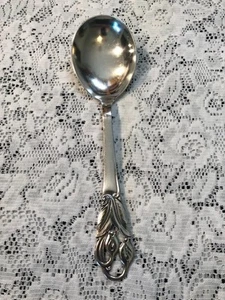 AXEL PRIP DENMARK TULIP SILVERPLATE CASSEROLE SERVING SPOON - Picture 1 of 1