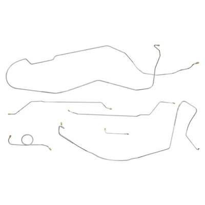 Chevrolet Chevelle SS 1966 solo hombre línea de freno de tambor juego líneas kit tubos HDT OE Foto 1 de 4