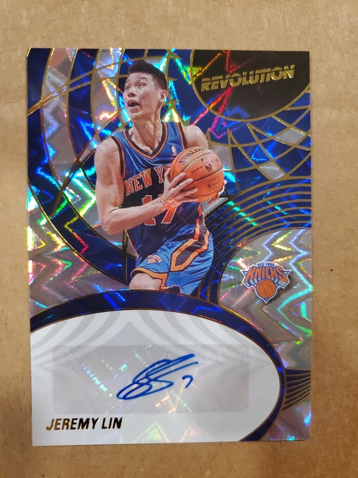 2024-25 Panini Revolution - Autographs Jeremy Lin #AU-40 Impact  /75  Knicks - Image 1 of 2