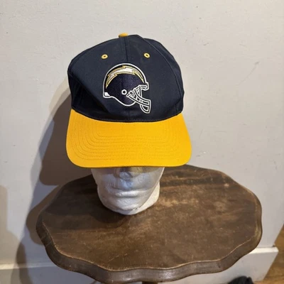 Vintage San Diego Chargers Hat Cap Snapback 90s Y2K Helmet Logo Twill Adult - Image 1 of 4