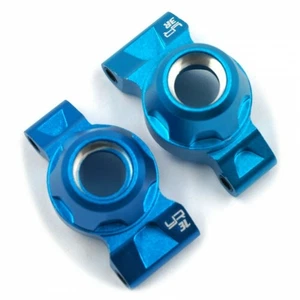 YEAH RACING - ALUMINIUM TUNING RADTRÄGER HINTEN 3° TAMIYA TT-01 # TATT-040BU - Bild 1 von 2