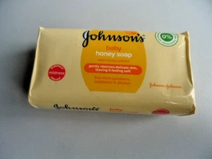 Original verpacktes Johnson's baby honey soap,Seifenstück, 100 g., Vintage - Bild 1 von 4