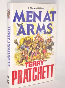 Terry Pratchett Men At Arms Discworld Novel 1st/1st 1993 - Picture 1 of 7