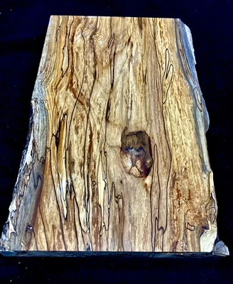 "Bonita madera de arce duro hendido Live Edge Black Line 17x11x1 1/4""" Foto 1 de 4