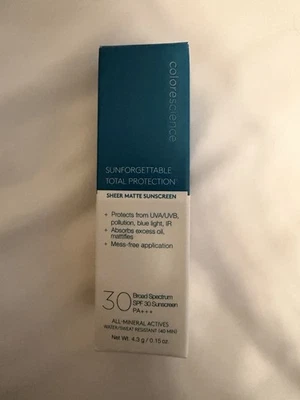 Cepillo mate transparente Colorescience Sunforgettable protección total FPS 30,15 oz Foto 1 de 2