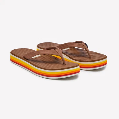 Chanclas Hari Mari para mujer dunas puesta de sol bellota tallas EE. UU. 6-11 NUEVAS Foto 1 de 3