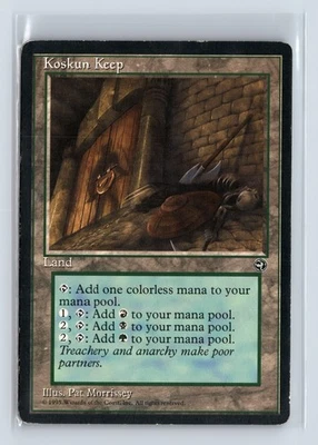 KOSKUN KEEP – MTG Magic the Gathering Card – Homelands – Uncommon - Image 1 of 4