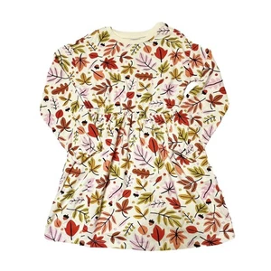 Hanna Andersson Fall Foliage Dress Size 8 - Picture 1 of 5