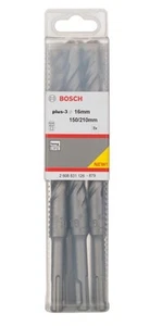 8x BOSCH PROFESSIONAL SDS PLUS-3 BOHRKRONE BETONMAUERWERK 16mm x 150 / 210mm - Bild 1 von 5