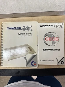 Commodore 64C System Guide & Geos Quantum link User Guide - Picture 1 of 3