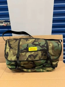 Vintage Manhattan Portage Adjustable Bike Messenger Bag Camo Mens Large - Picture 1 of 10