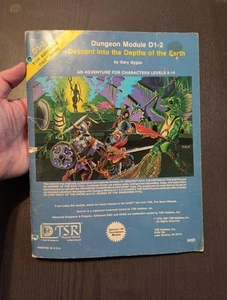 Abstieg in die Tiefen der Erde D1-2 Modul TSR Dungeons & Dragons. - Bild 1 von 3