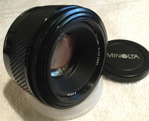 MINOLTA AF 50mm 1:1.7 FAST PRIME LENS with SONY A MOUNT in EXCELLENT CONDITION - Picture 1 of 10