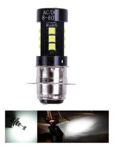 Feu LED H6M pour scooter moto ATV ampoule 6000K Lampe pour phare avant - Foto 1 di 2