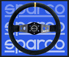 Sparco Steering Wheel Model 215 350MM Black Frame-Black Suede 