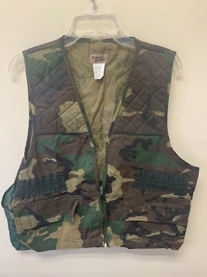 SPORTS AFIELD Men's M Camouflage Hunting Vest Realtree Camo Gamebag Ammo Holder - Image 1 of 4