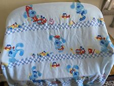 Vintage Blues Clues Twin Flat Sheet By Dan River Made In The USA 1990's