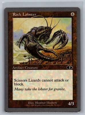 Magic The Gathering Unglued Rock Lobster #79/94 MTG TCG CCG - Image 1 of 2