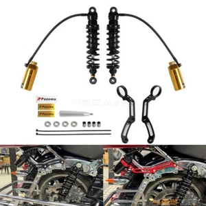 Motorcycle Remote Reservoir Rear Suspension Shocks For Harley Touring 2014-2024 - Picture 1 of 18