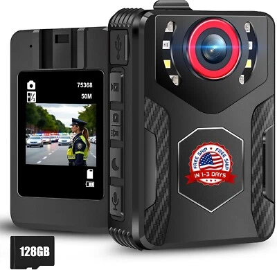 Cámara corporal para el hogar, fuerzas del orden y guardias de seguridad NEW US - Image 1 of 4