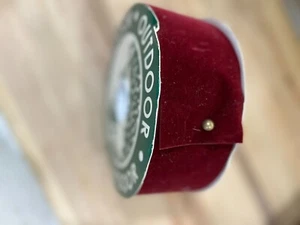 New Vel-Touch Burgundy VELVET RIBBON 75 FT.x2.25" WIDE Indoor/Outdoor Christmas - Picture 1 of 3